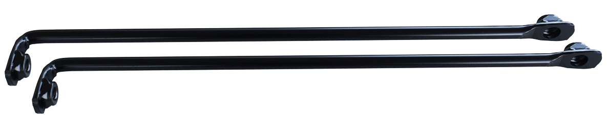 73-87 Fleetside Lower Bedside Brace Rods 2PC Set