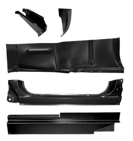 73-91 5PC Rocker Panel Repair Kit, LH
