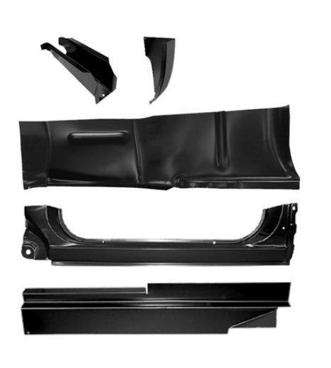 73-91 5PC Rocker Panel Repair Kit, RH