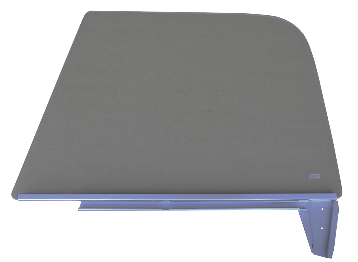 67-72 Passenger Door Window Glass Assembly (Factory Tint or Clear)